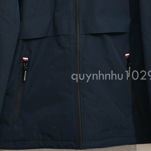 Tommy Hilfiger Men’s Performance Hooded Jacket in Navy - Picture 3 of 7